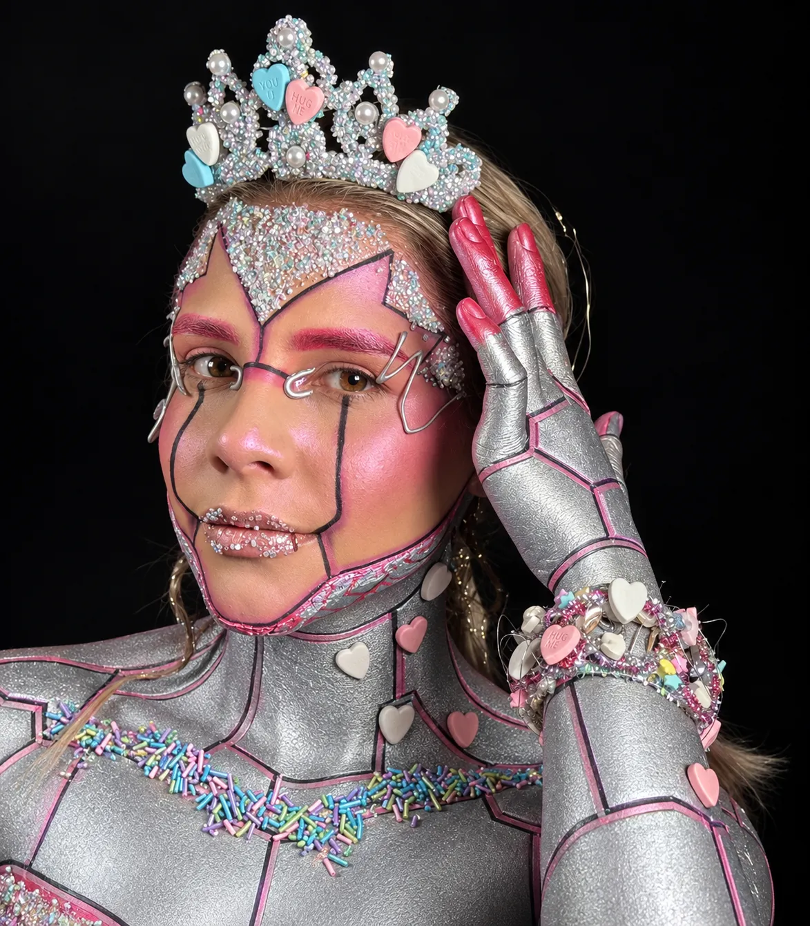 Maquillaje artístico realizado por Sara