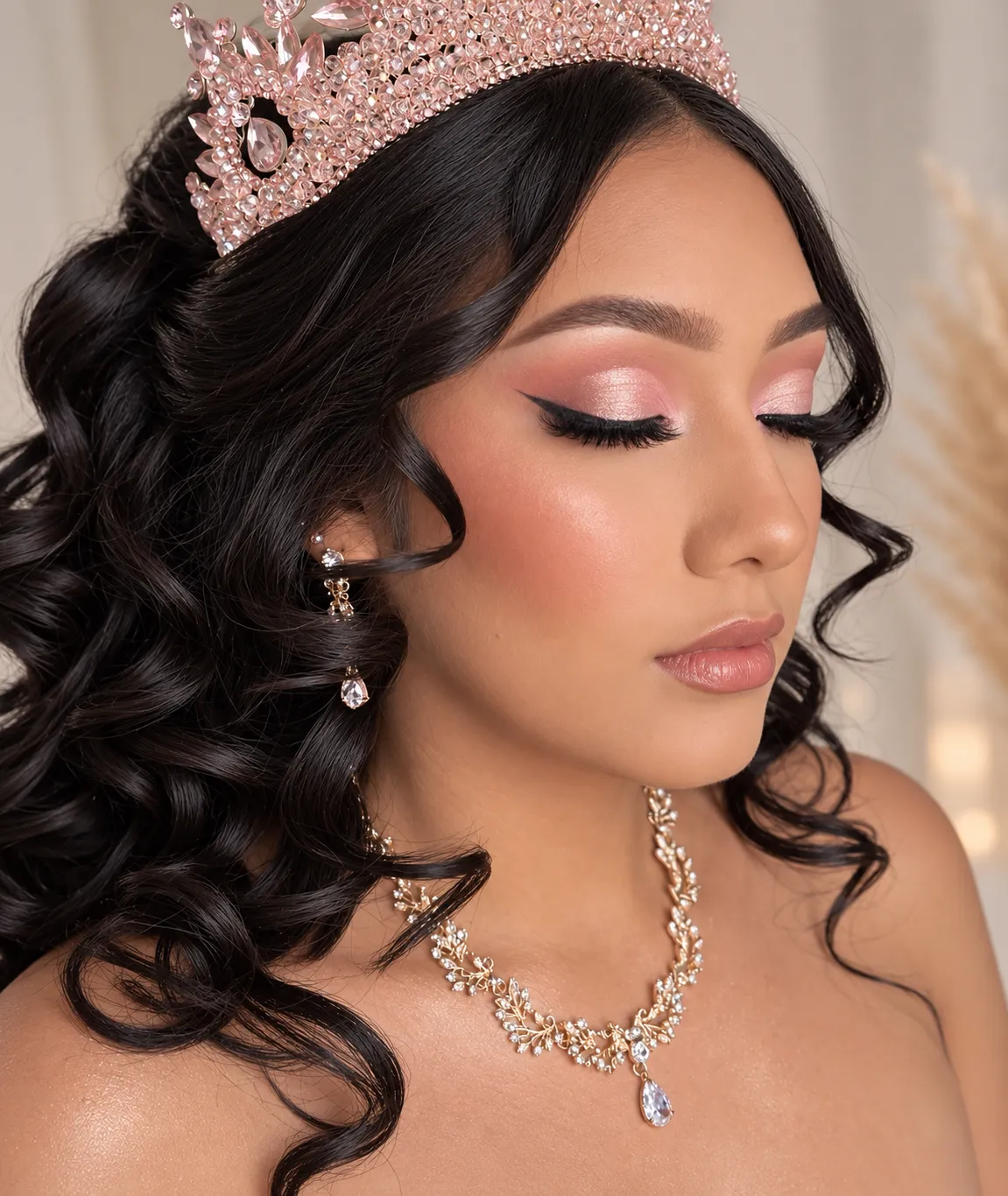Maquillaje de quinceañera realizado por Sara