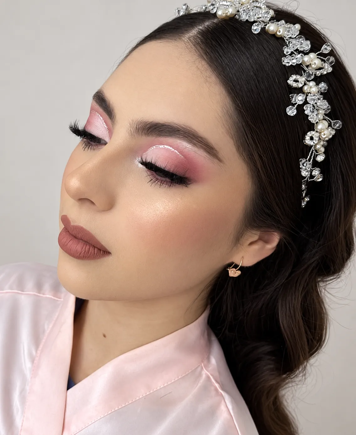 Maquillaje de quinceañera realizado por Sara