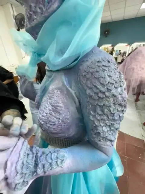Maquillaje artístico realizado por Sara